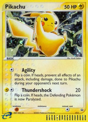Pikachu - 12 - Nintendo Black Star Promos|Pikachu - 012 - 10th Anniversary Pokemon