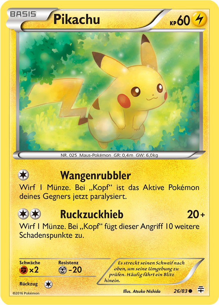 Pikachu - 26 - Generationen