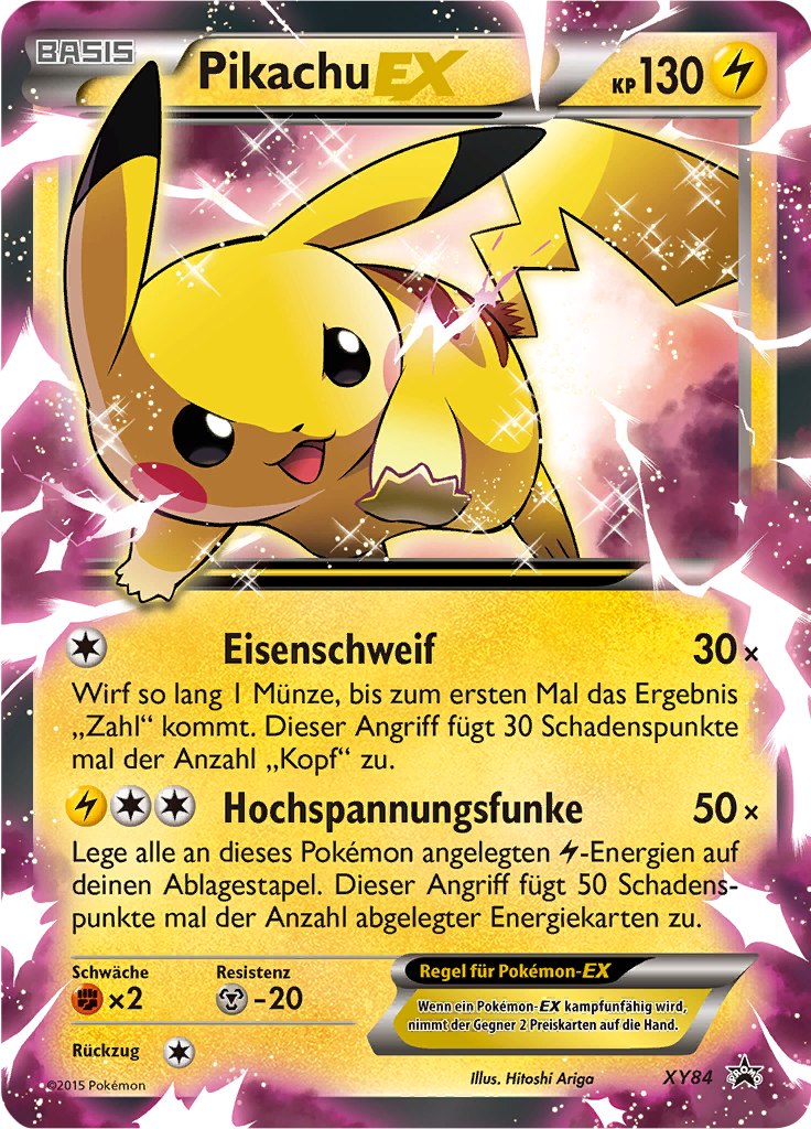 Pikachu-EX - XY84 - XY Promos