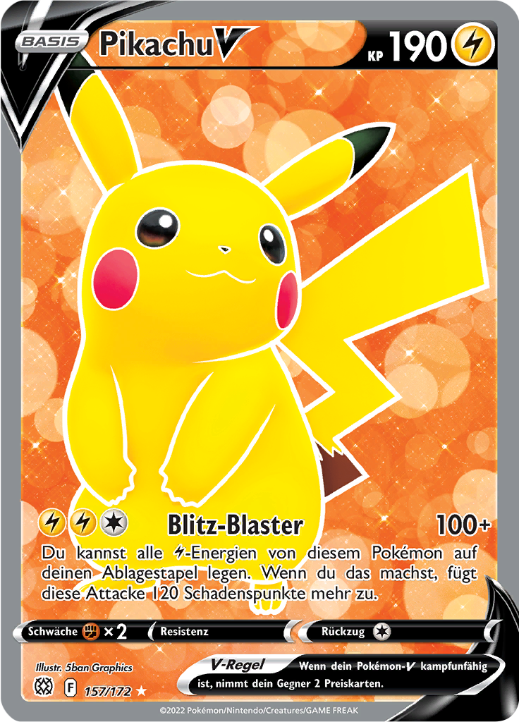 Pikachu V - 157 - Strahlende Sterne