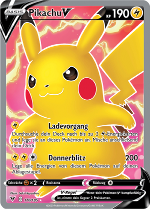 Pikachu V - 170 - Farbenschock
