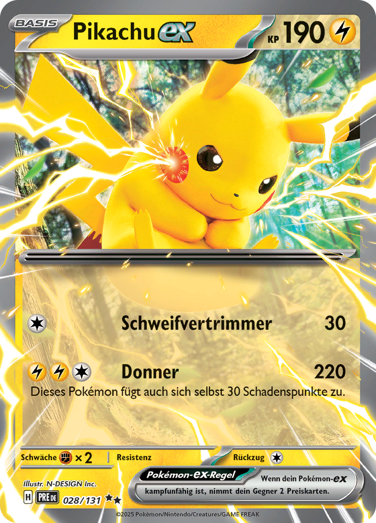 Pikachu-ex-28-Prismatische Entwicklungen