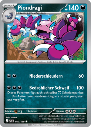 Piondragi-52-Optimale Ordnung