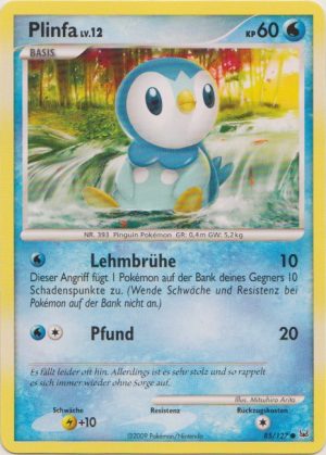 Piplup - 85 - Platin