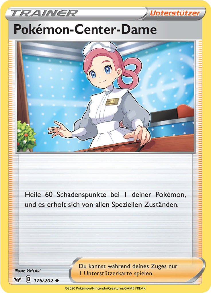 Pokémon-Center-Dame - 176 - Schwert & Schild