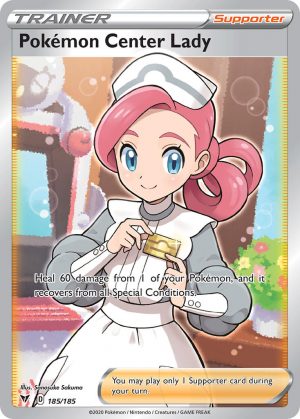 Pokémon Center Lady - 185 - Vivid Voltage