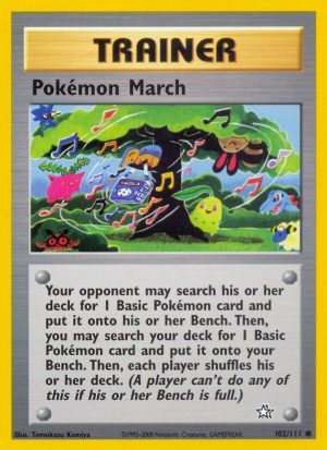 Pokémon March - Neo Genesis - Unlimited|Pokémon March - Neo Genesis - First Edition