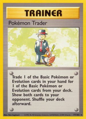 Pokémon Trader Base set Unlimited|Pokémon Trader Base set First Edition|Pokémon Trader Base set Shadowless|Pokémon Trader Base set 4th print