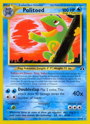 Politoed - Neo Discovery - Unlimited|Politoed - Neo Discovery - First Edition