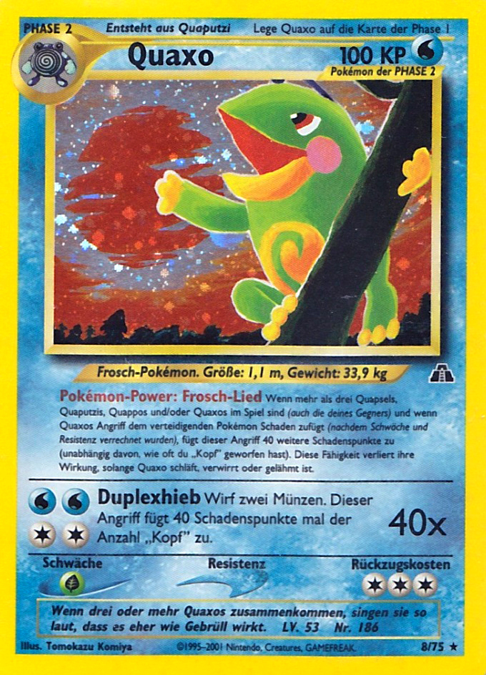 Politoed - 8 - Neo Entdeckung