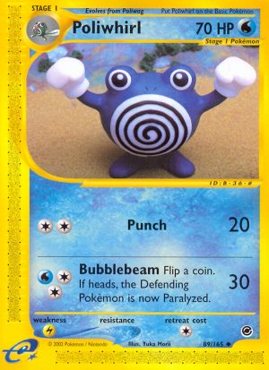 Poliwhirl - Expedition Base set|Poliwhirl - Expedition Base set - Reverse Holo