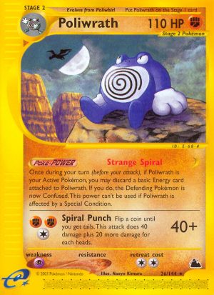 Poliwrath - 26/144 - Skyridge|Poliwrath - 26/144 - Reverse holo - Skyridge