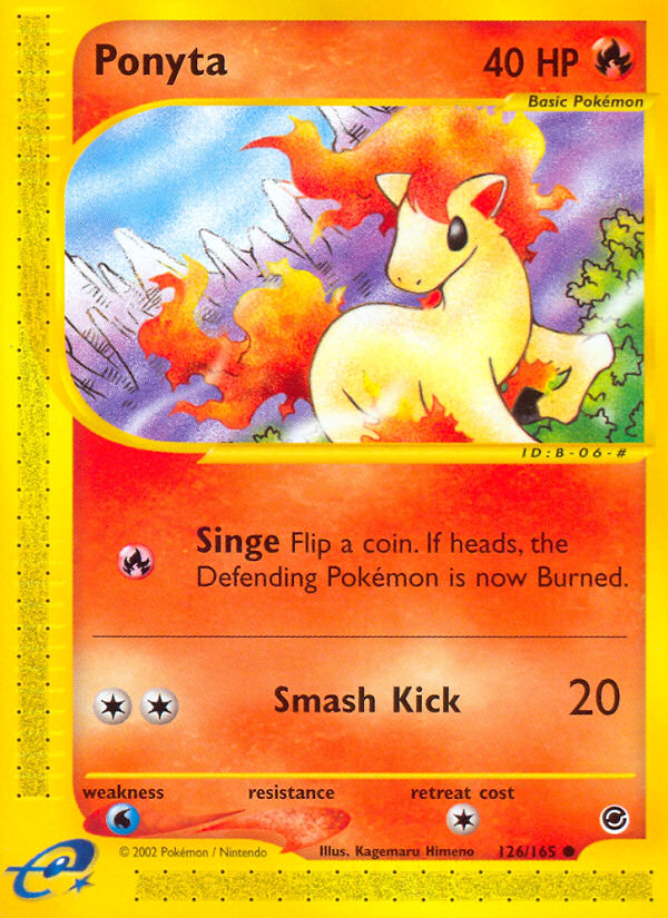 Ponyta - Expedition Base set|Ponyta - Expedition Base set - Reverse Holo