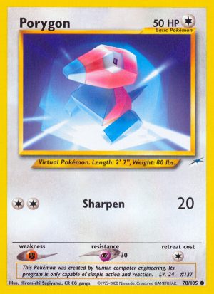 Porygon - Neo Destiny - Unlimited|Porygon - Neo Destiny - First Edition