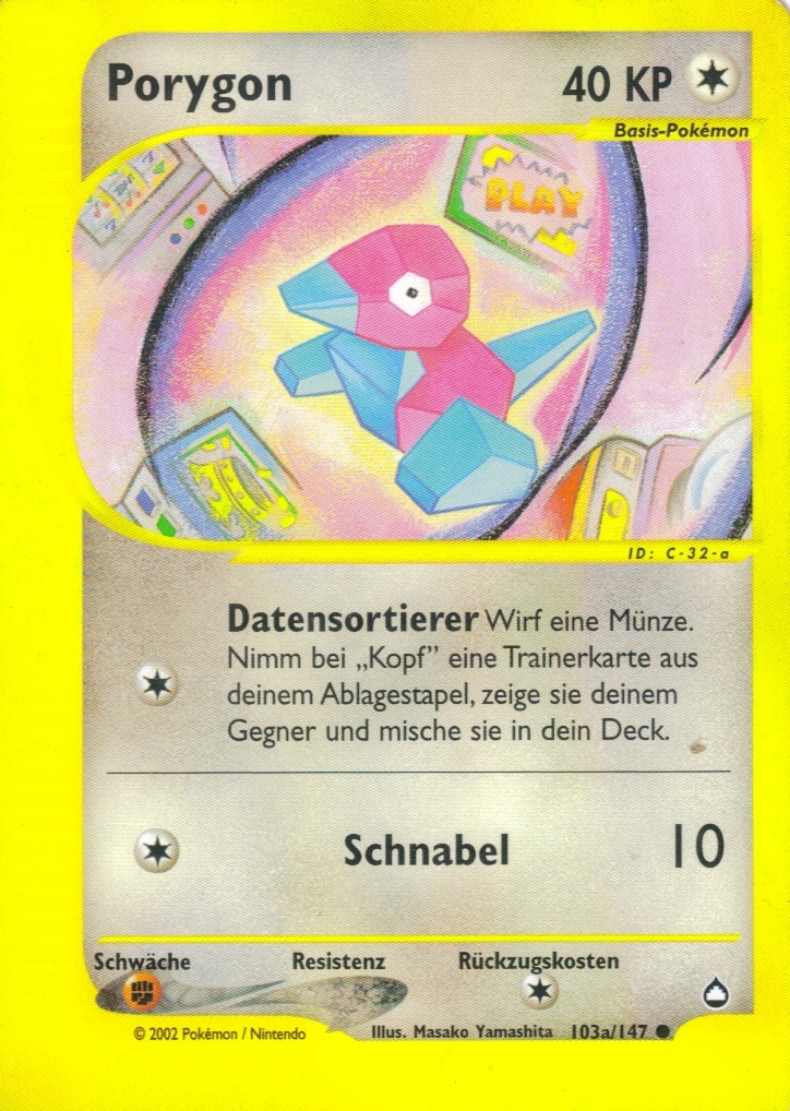 Porygon - 103 - Aquapolis