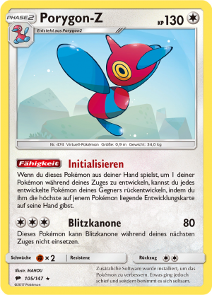 Porygon-Z - 105 - Nacht in Flammen