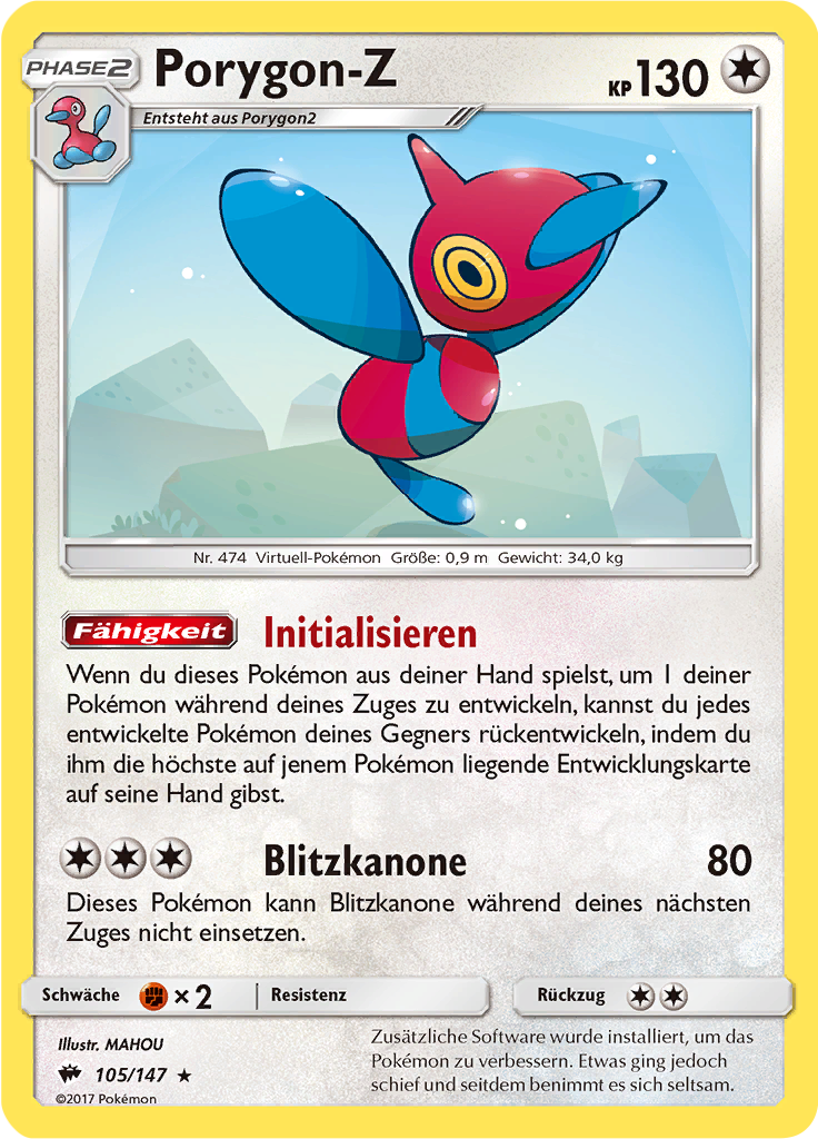 Porygon-Z - 105 - Nacht in Flammen