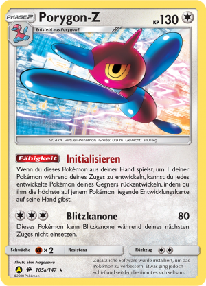 Porygon-Z - 105a - Nacht in Flammen