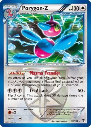 Porygon-Z - 74 - Plasma Blast