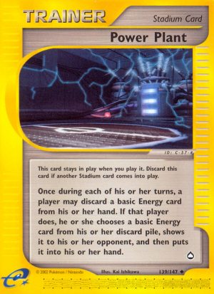 Power Plant - 139/147 - Aquapolis|Power Plant - 139/147 - Reverse holo - Aquapolis