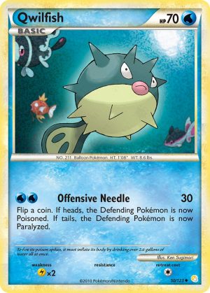Qwilfish - 50 - HeartGold & SoulSilver