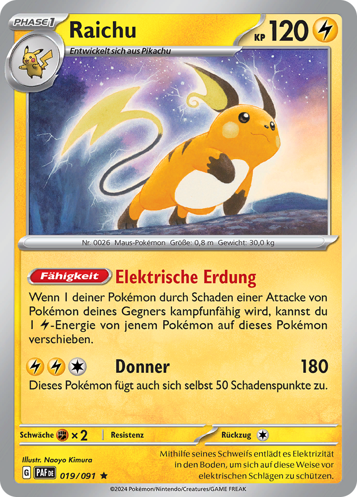 Raichu-19-Paldeas Schicksale