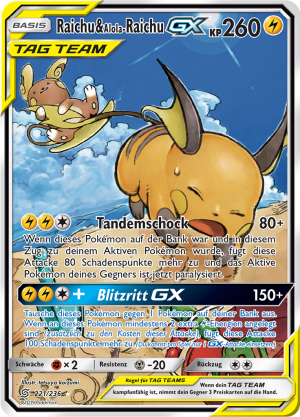 Raichu & Alola-Raichu-GX - 221 - Bund der Gleichgesinnten
