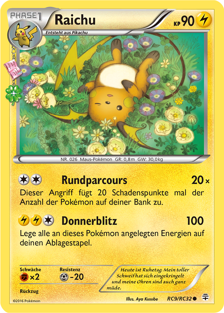 Raichu - RC9 - Generationen