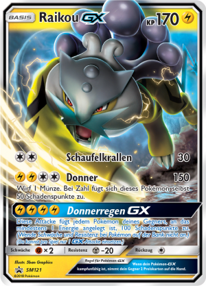 Raikou-GX - SM121 - Sun & Moon Promos