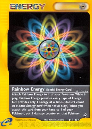 Rainbow Energy - 144/147 - Aquapolis|Rainbow Energy - 144/147 - Reverse holo - Aquapolis