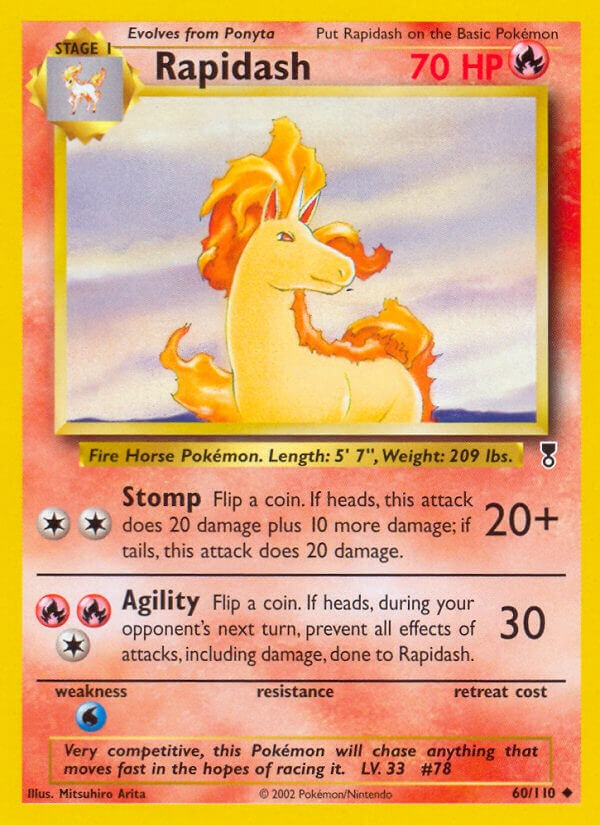 Rapidash - 60 - Legendary Collection|Rapidash - 60/110 - Revers Holo - Legendary Collection