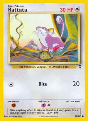 Rattata - 89 - Legendary Collection|Rattata - 89/110 - Revers Holo - Legendary Collection