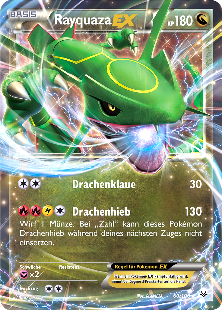 Rayquaza-EX - 60 - Drachenleuchten