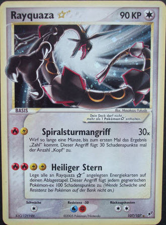 Rayquaza Star - 107 - Deoxys