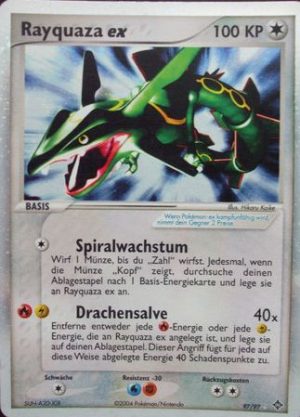 Rayquaza ex - 97 - Drache