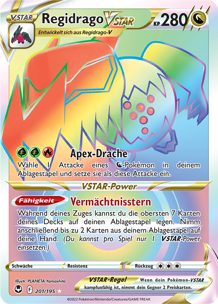 Regidrago VSTAR - 201 - Silberne Sturmwinde