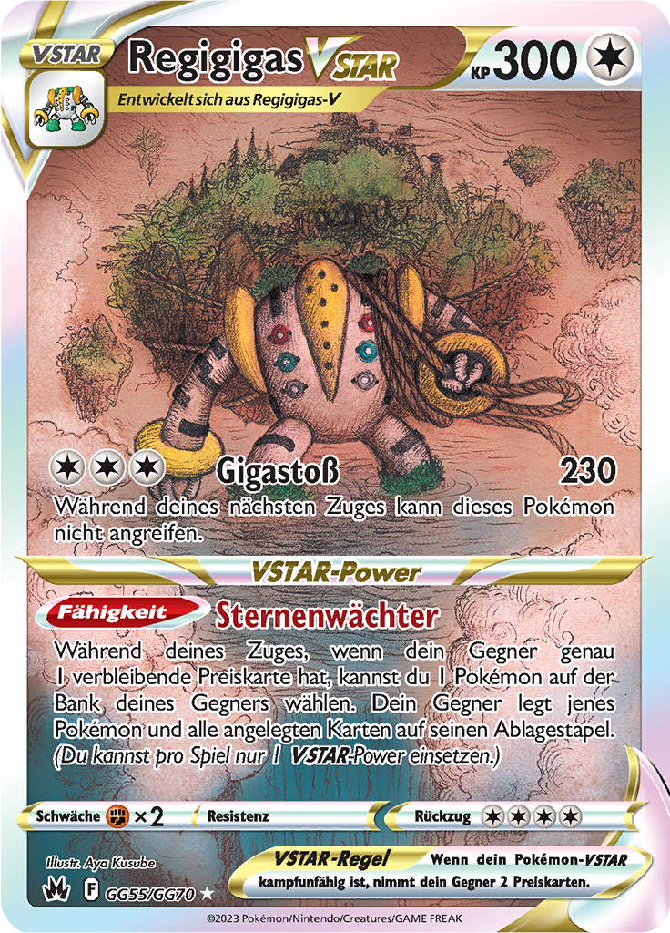 Regigigas VSTAR - GG55 - Zenit der Könige