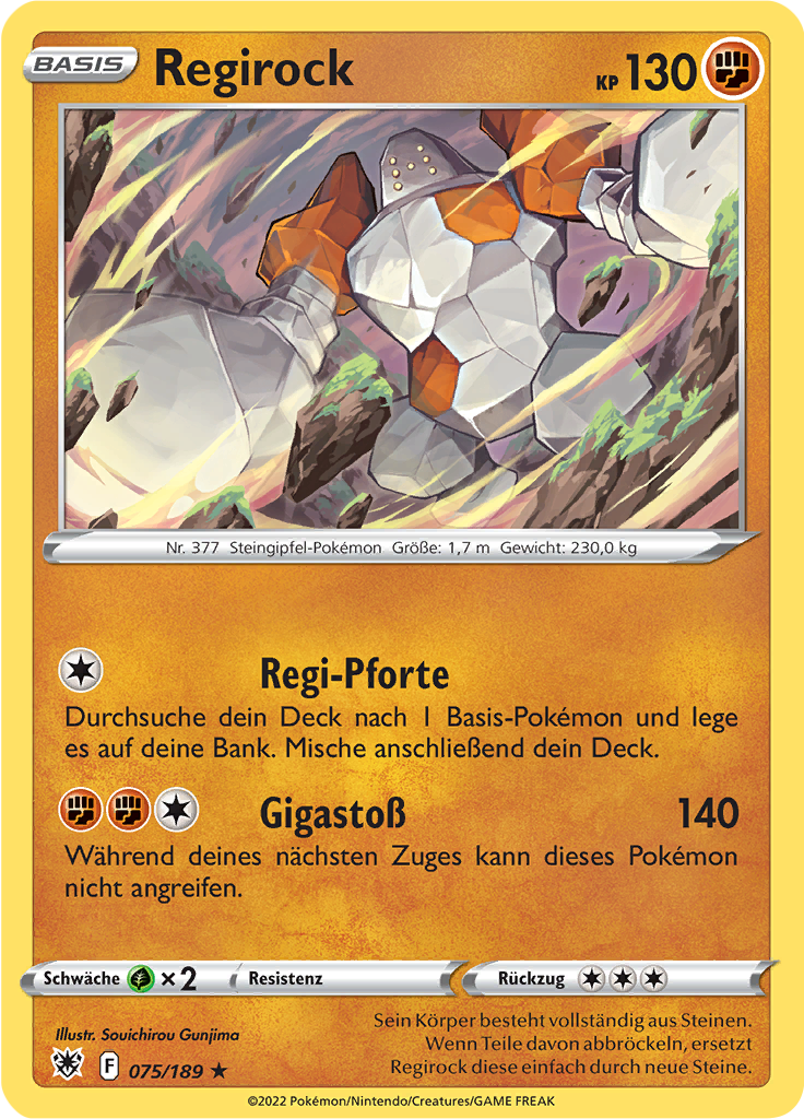 Regirock - 75 - Astralglanz