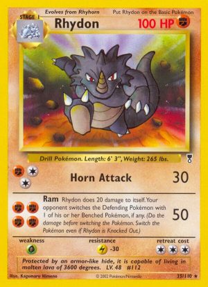 Rhydon - 35 - Legendary Collection|Rhydon - 35/110 - Revers Holo - Legendary Collection