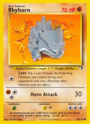 Rhyhorn - 90 - Legendary Collection|Rhyhorn - 90/110 - Revers Holo - Legendary Collection
