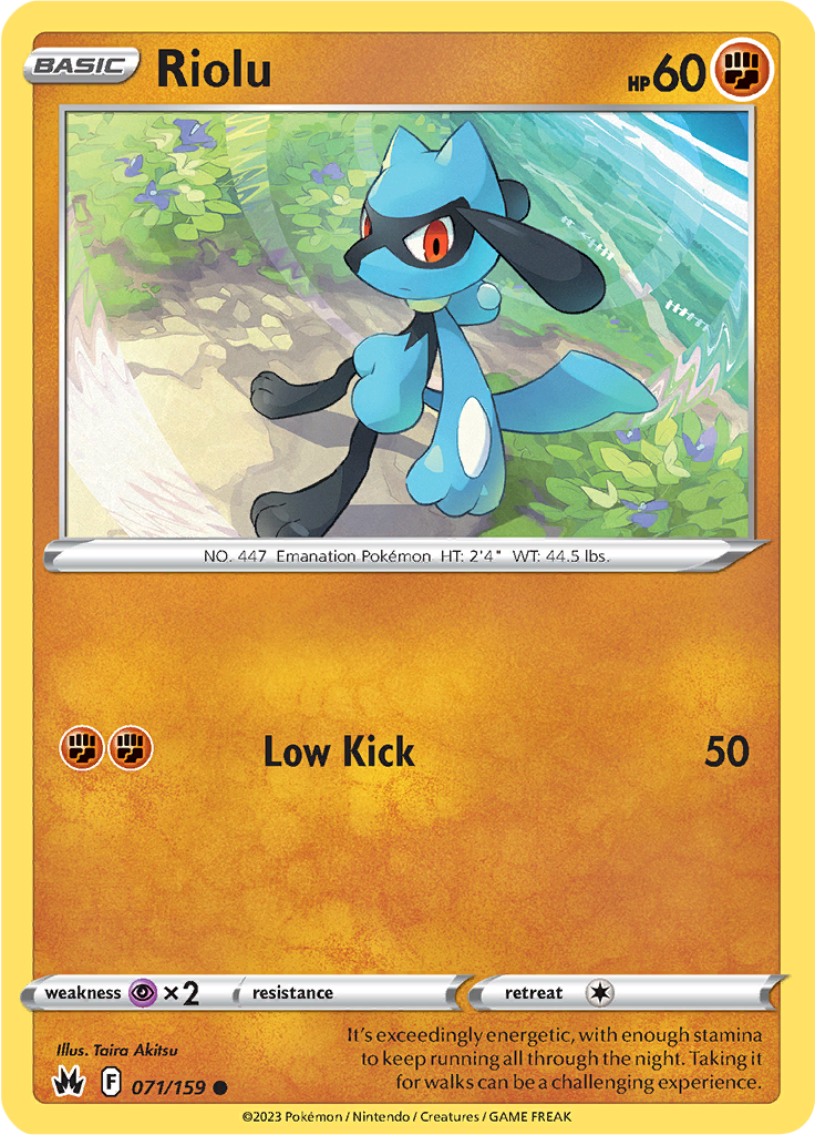 Riolu - 071/159 - Crown Zenith