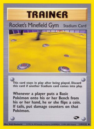 Rocket’s Minefield Gym Gym Challenge Unlimited|Rocket’s Minefield Gym Gym Challenge First Edition|Rocket’s Minefield Gym Gym Challenge Gold Stamp