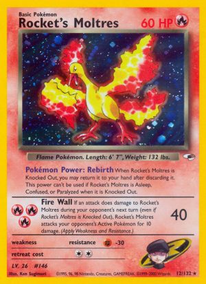Rocket’s Moltres - Gym Heroes - Unlimited|Rocket’s Moltres - Gym Heroes - First Edition