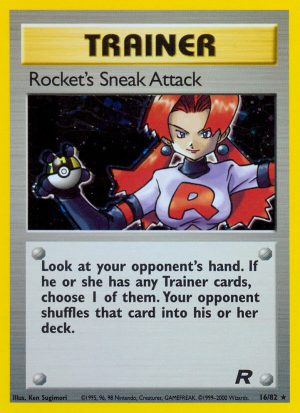 Rocket’s Sneak Attack Team Rocket unlimited|Rocket’s Sneak Attack Team Rocket first edition