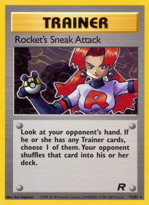 Rocket’s Sneak Attack Team Rocket unlimited|Rocket’s Sneak Attack Team Rocket first edition