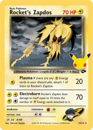 Rocket's Zapdos - 15 - Celebrations - Classic Collection