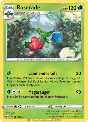 Roserade - 4 - Schwert & Schild