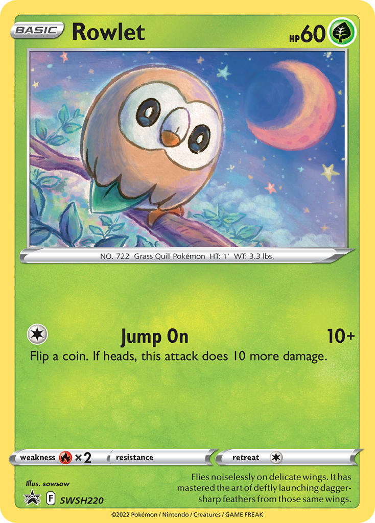 Rowlet - SWSH220 - Sword & Shield Promos