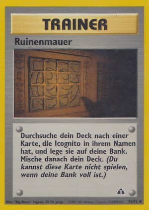 Ruin Wall - 74 - Neo Entdeckung