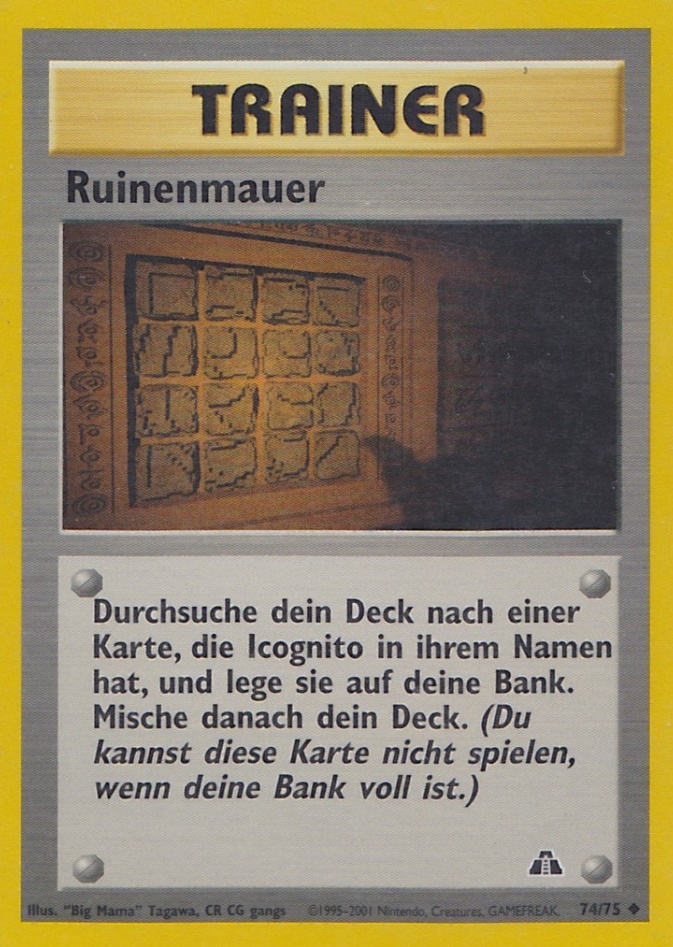 Ruin Wall - 74 - Neo Entdeckung